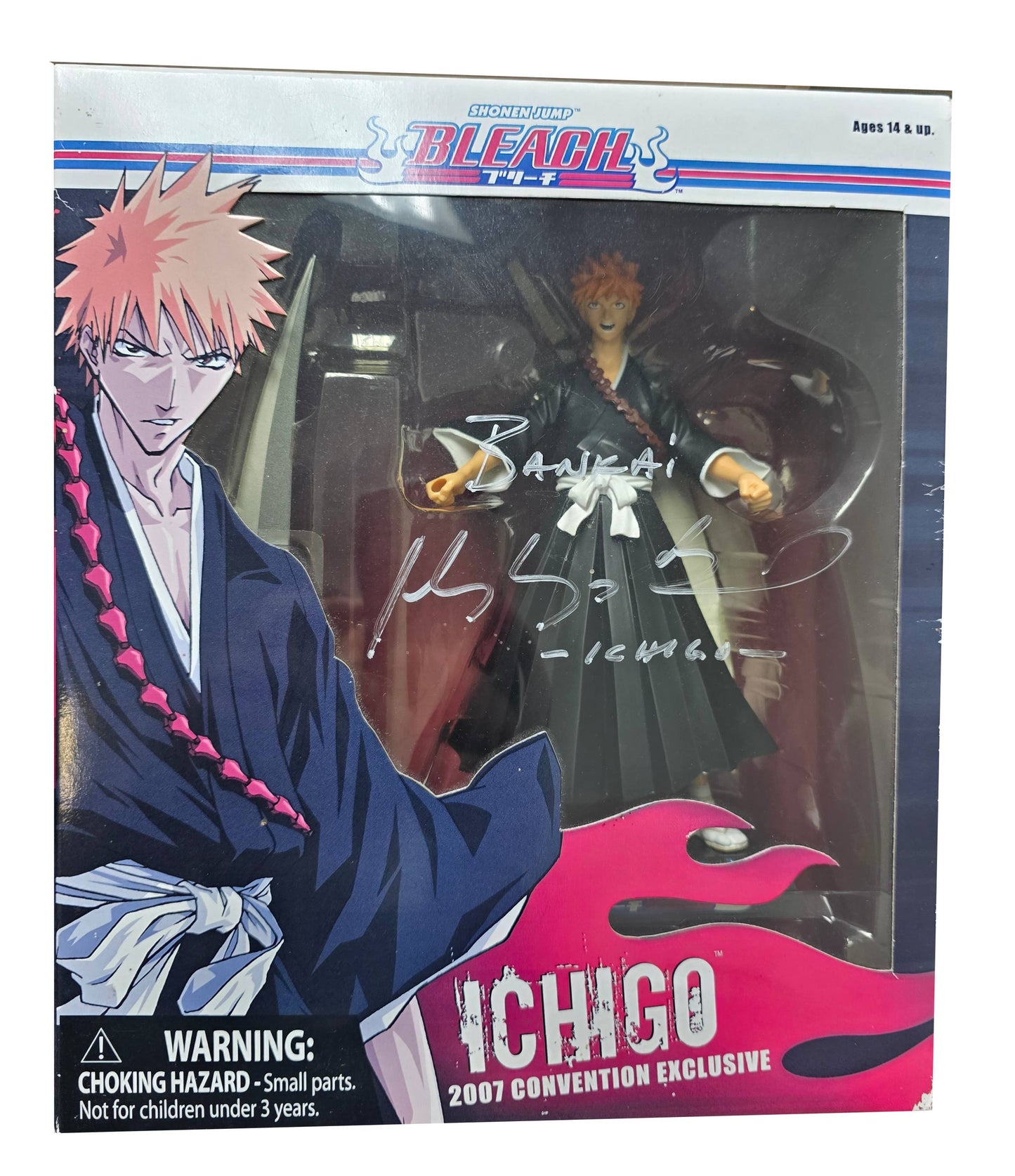 Toynami Bleach: Ichigo Kurosaki Action Figure SIGNED