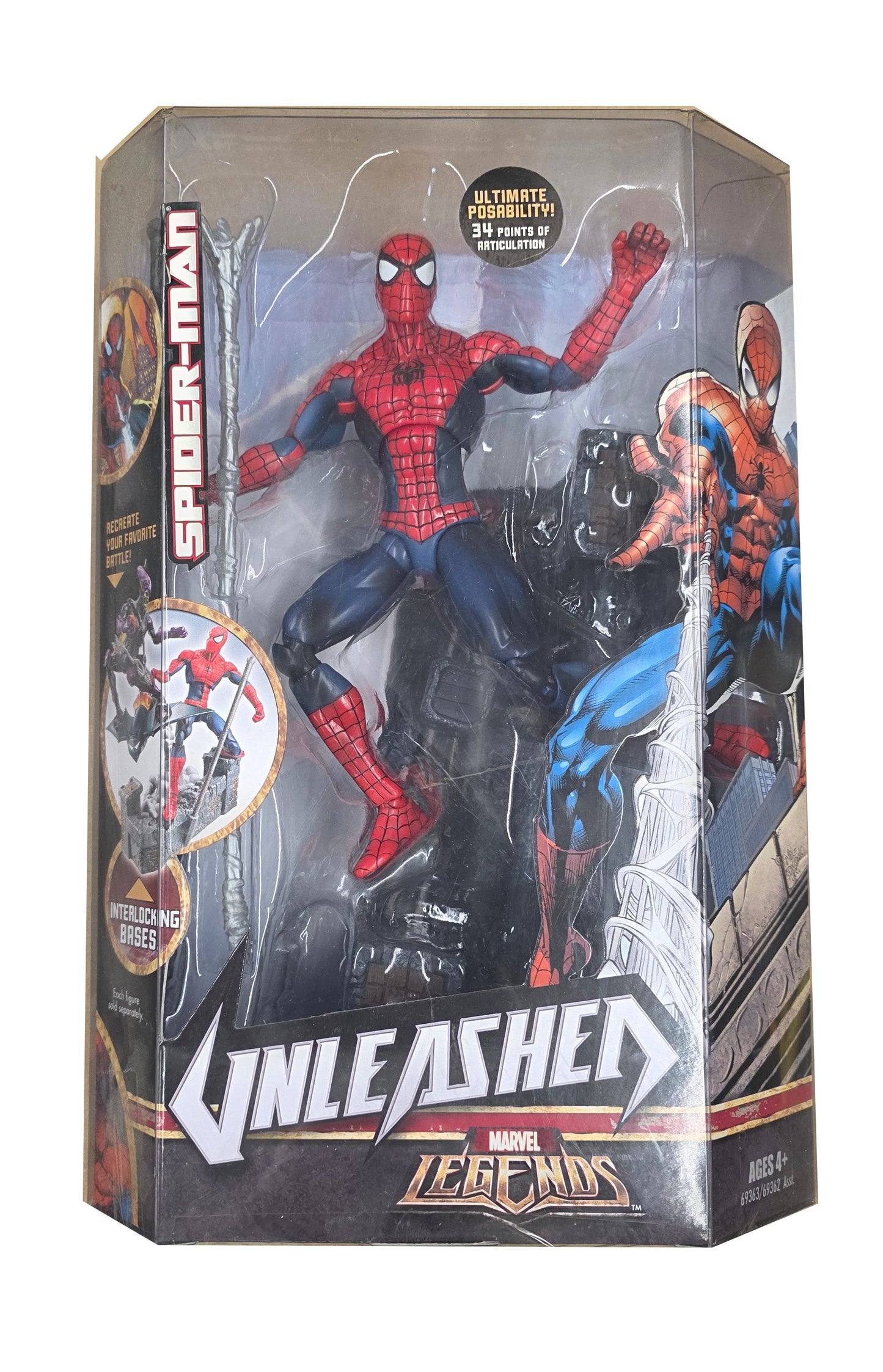 Hasbro Spiderman Unleashed: Spider-Man Marvel Legends Action Figure