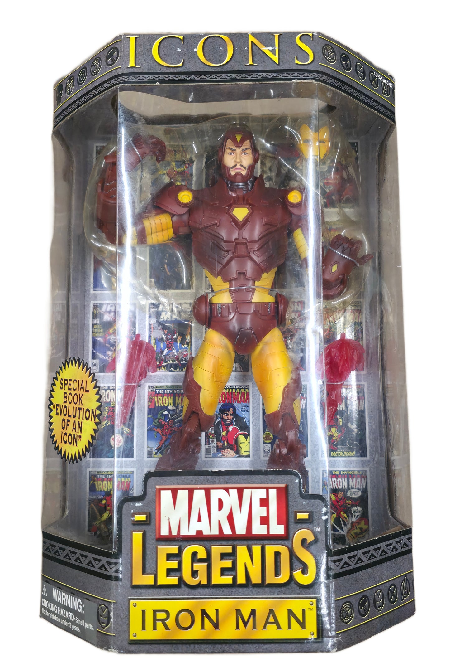 ToyBiz Iron Man: Iron Man Marvel Legends Action Figure 12inch