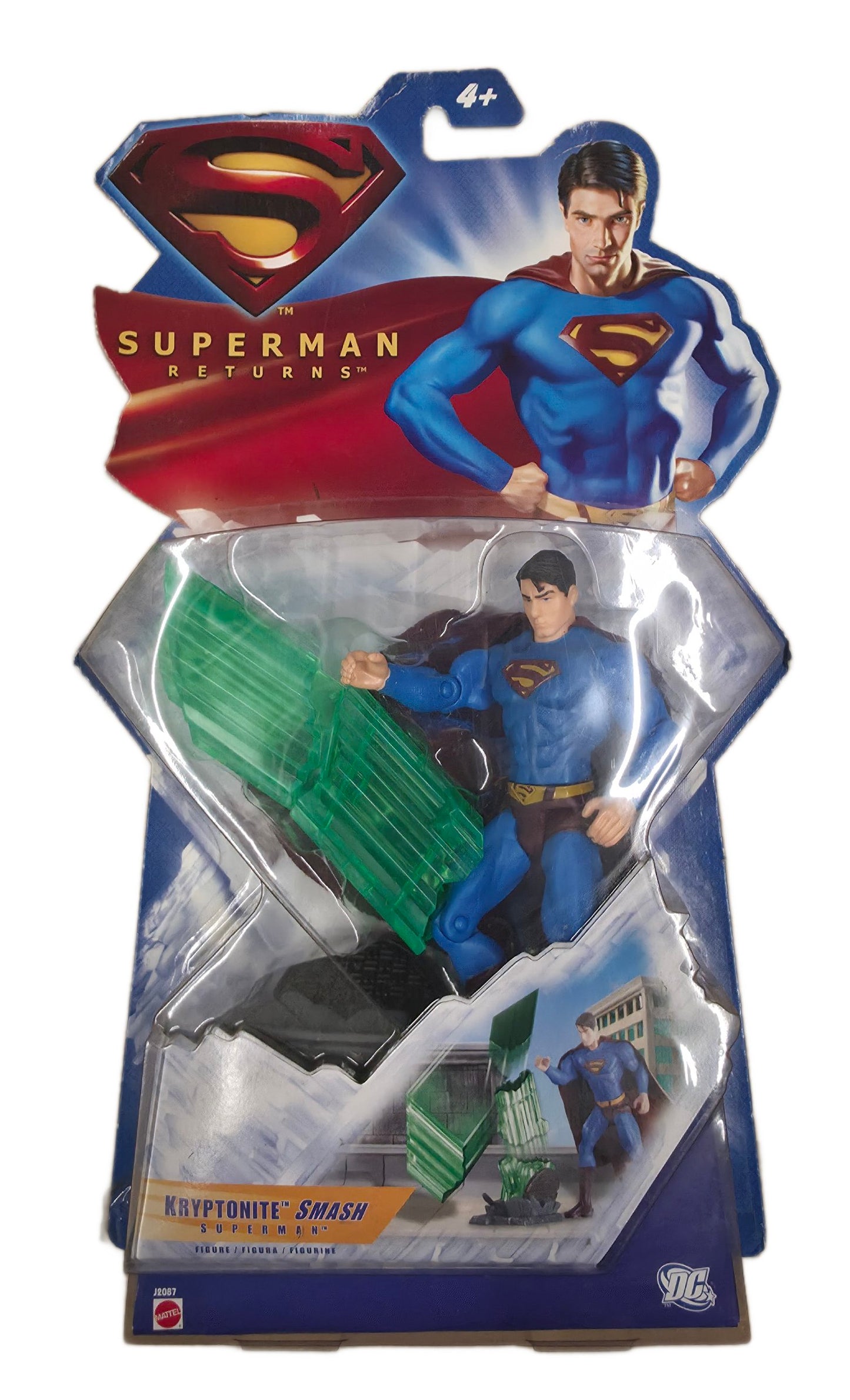 Mattel Superman Returns: Superman Kryptonite Smash Action Figure