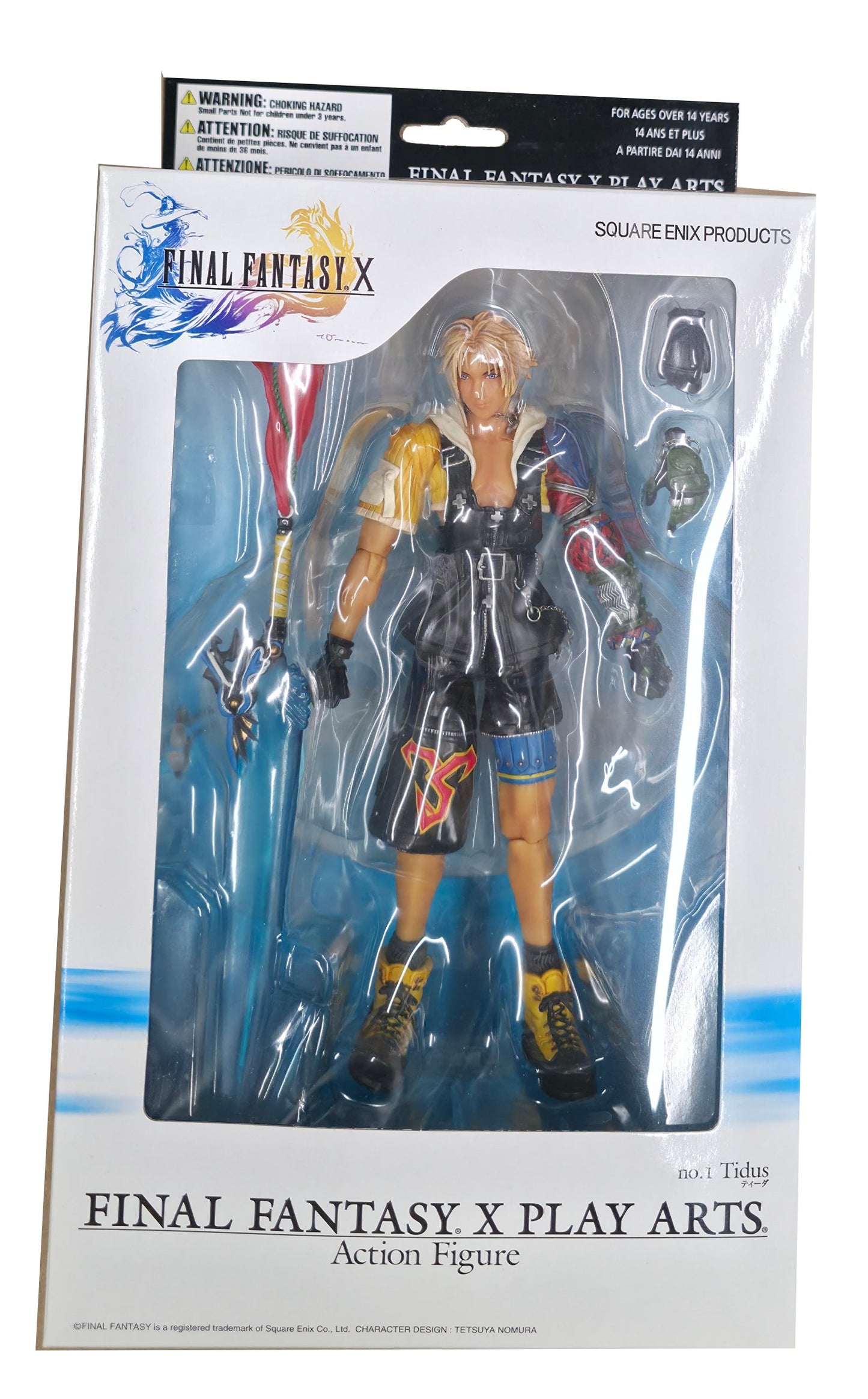 Square Enix Final Fantasy X: Tidus Play Arts Action Figure
