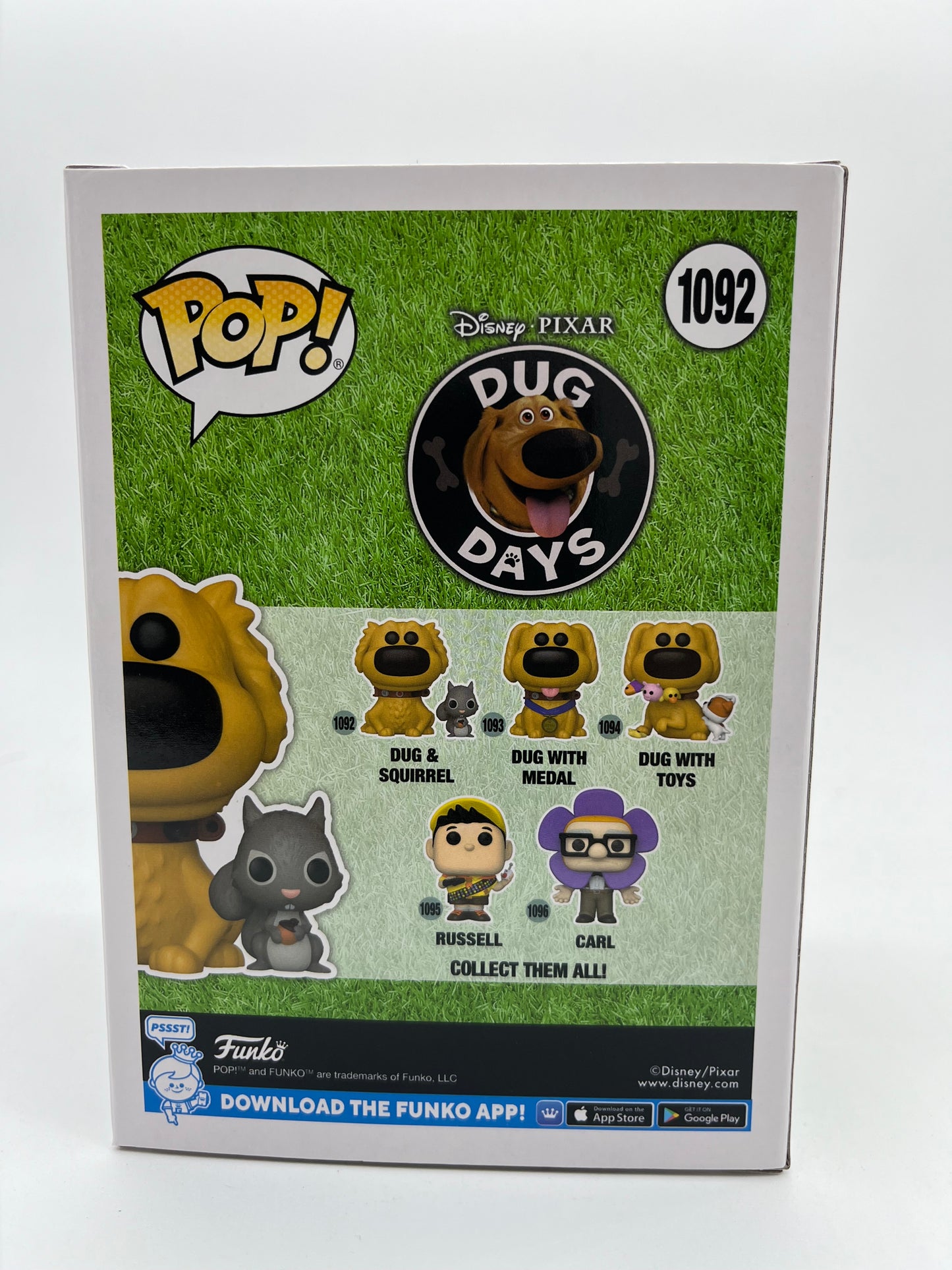 Funko POP! Dug Days - Dug and Squirrel #1092 Disney Pixar Up Collectible Vinyl Figure