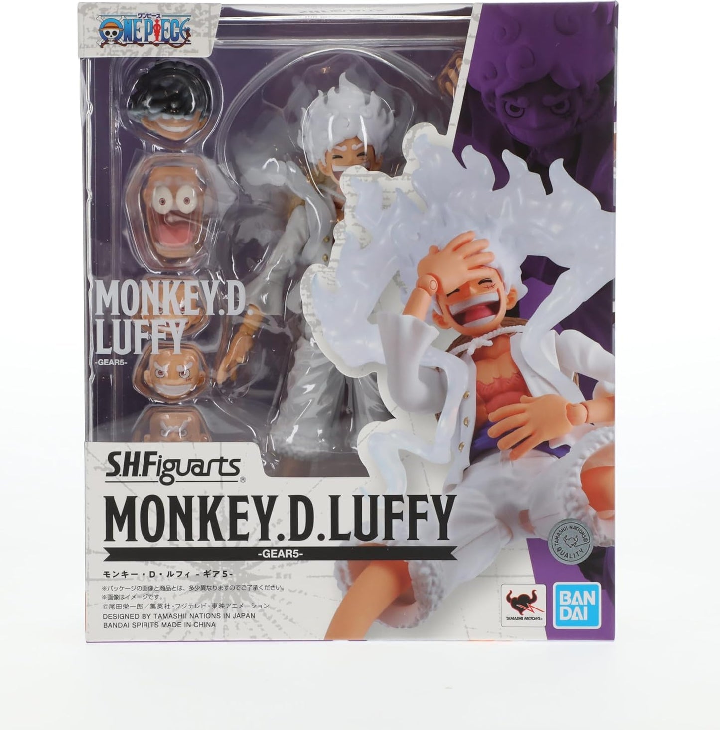 Tamashii One Piece: Gear 5 Luffy S.H. Figuarts Action Figure