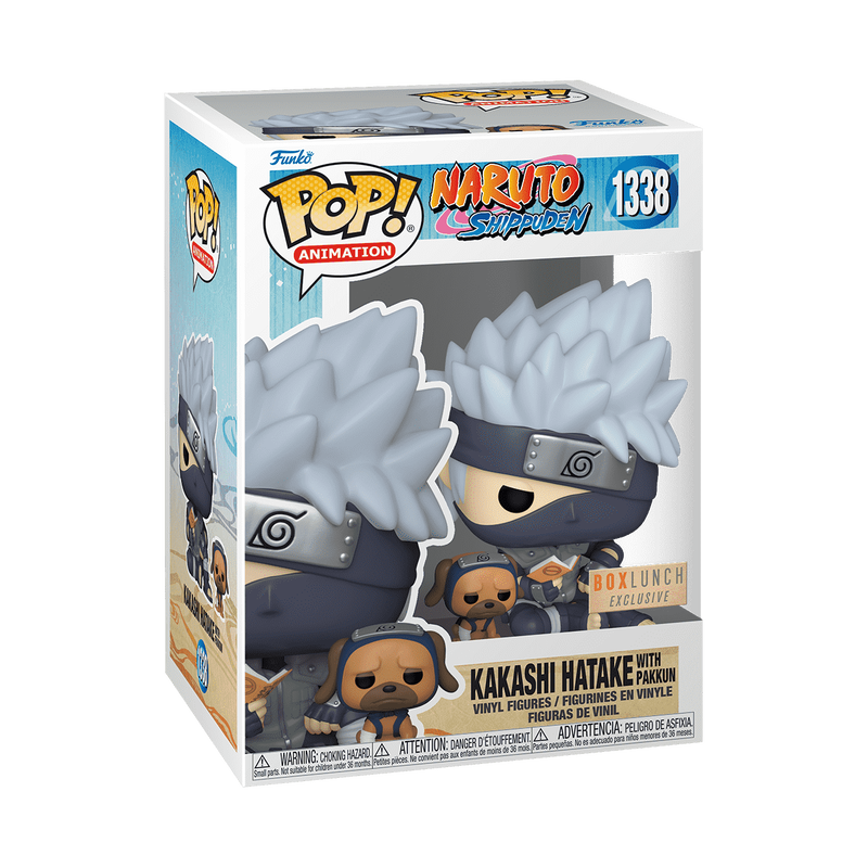 Funko Pop & Buddy Naruto Shippuden: Kakashi w/ Pakkun Figure (BoxLunch Exclusive)