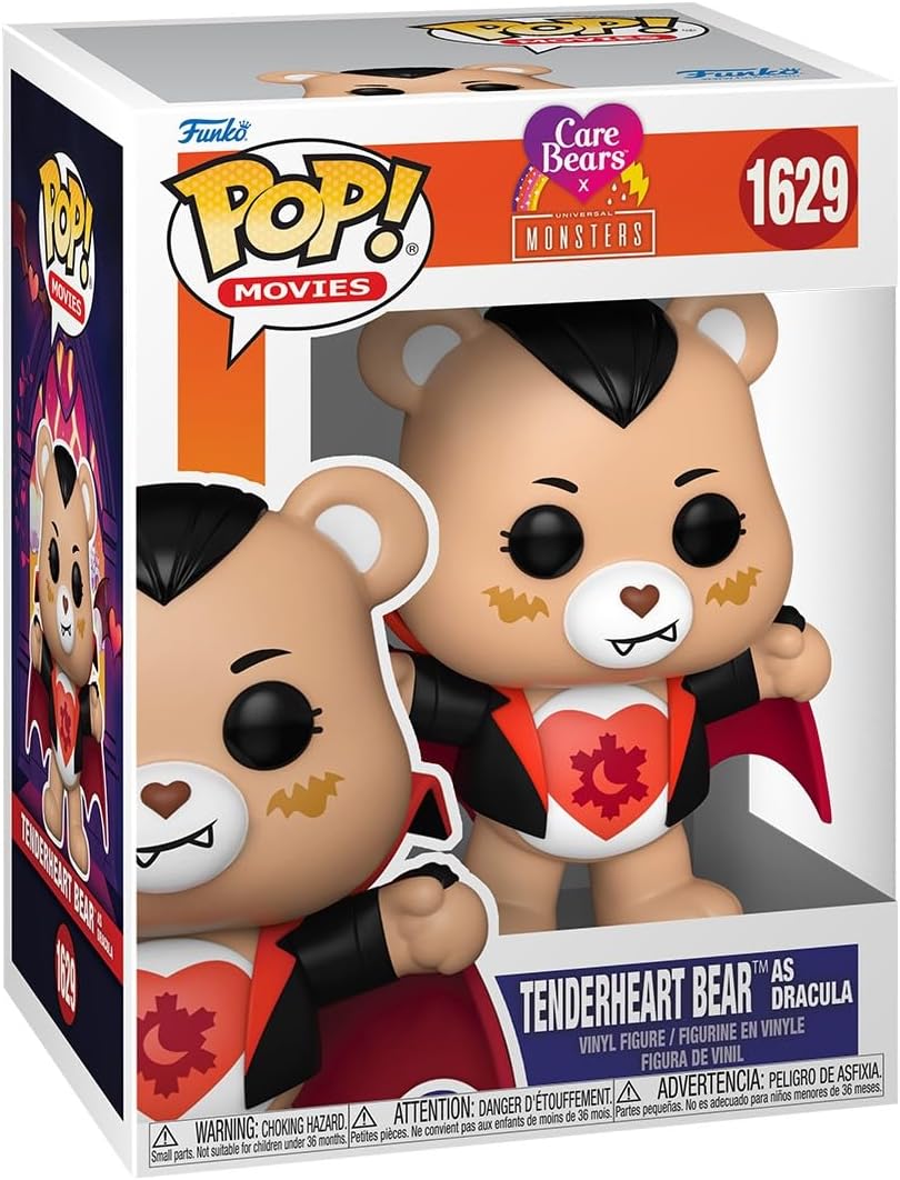 Funko Pop Care Bears: Tenderheart as Dracula Figure