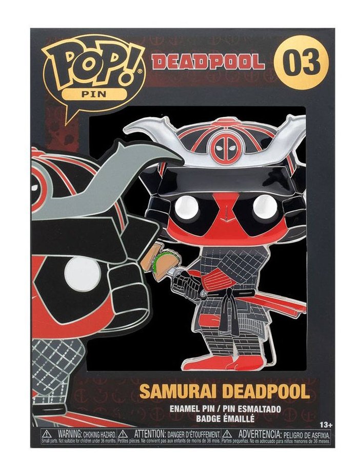 Funko Enamel Pins Deadpool: Samurai Deadpool 4 Inch