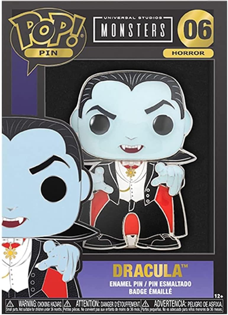 Funko Enamel Pins Universal Monsters - Dracula 4 inch
