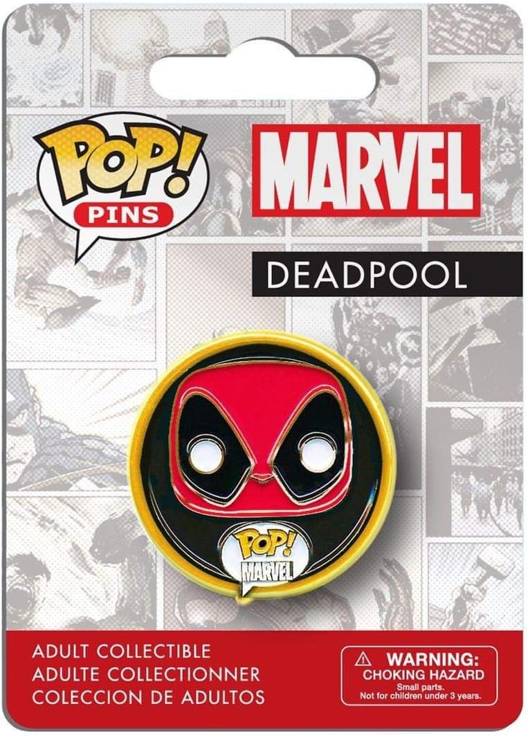 Funko Pop Pin Marvel's Deadpool 1 inch