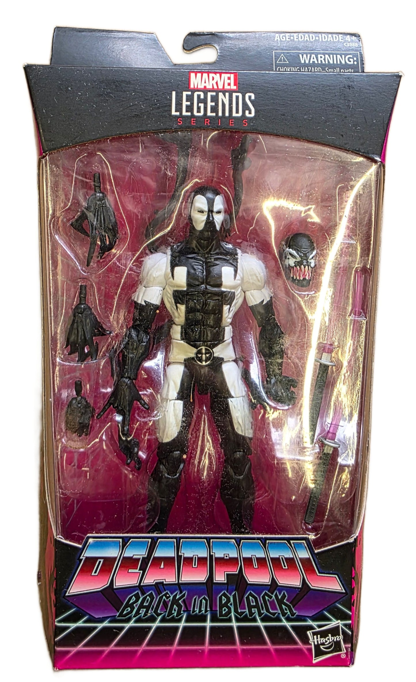 Hasbro Deadpool Back in Black: Venomized Deadpool Marvel Legends Action Figure