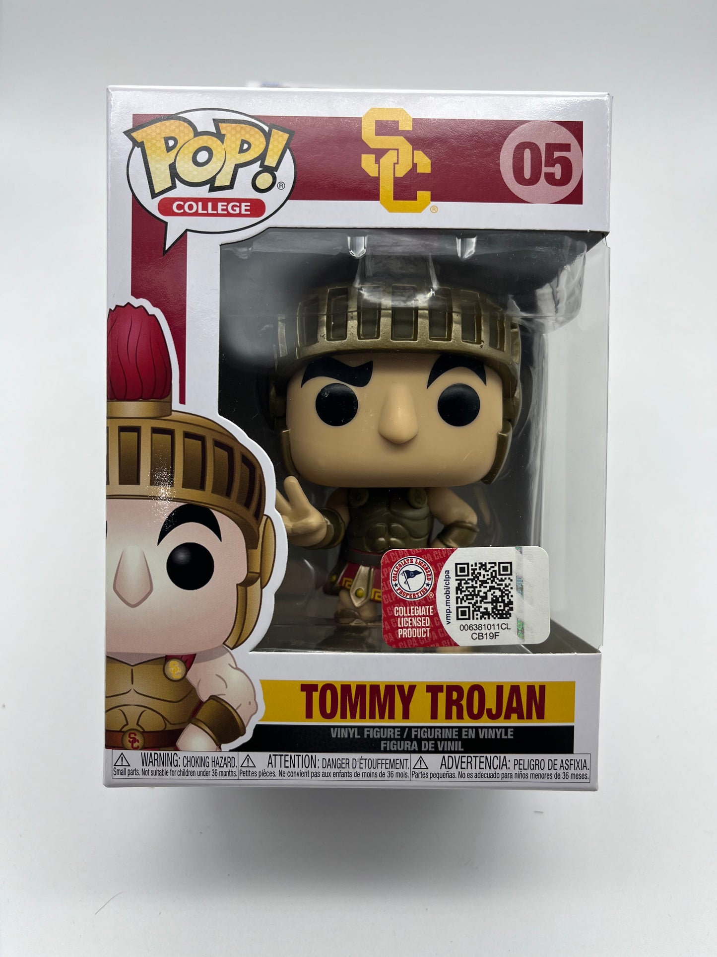 Funko Pop! College: USC Tommy Trojan #05 University of Southern California Collectible Vinyl Figure