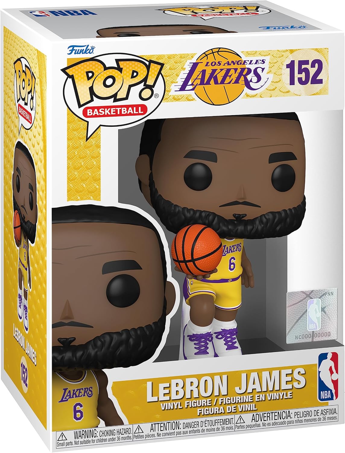 Funko Pop NBA Los Angeles Lakers - Lebron James (Layup) Figure