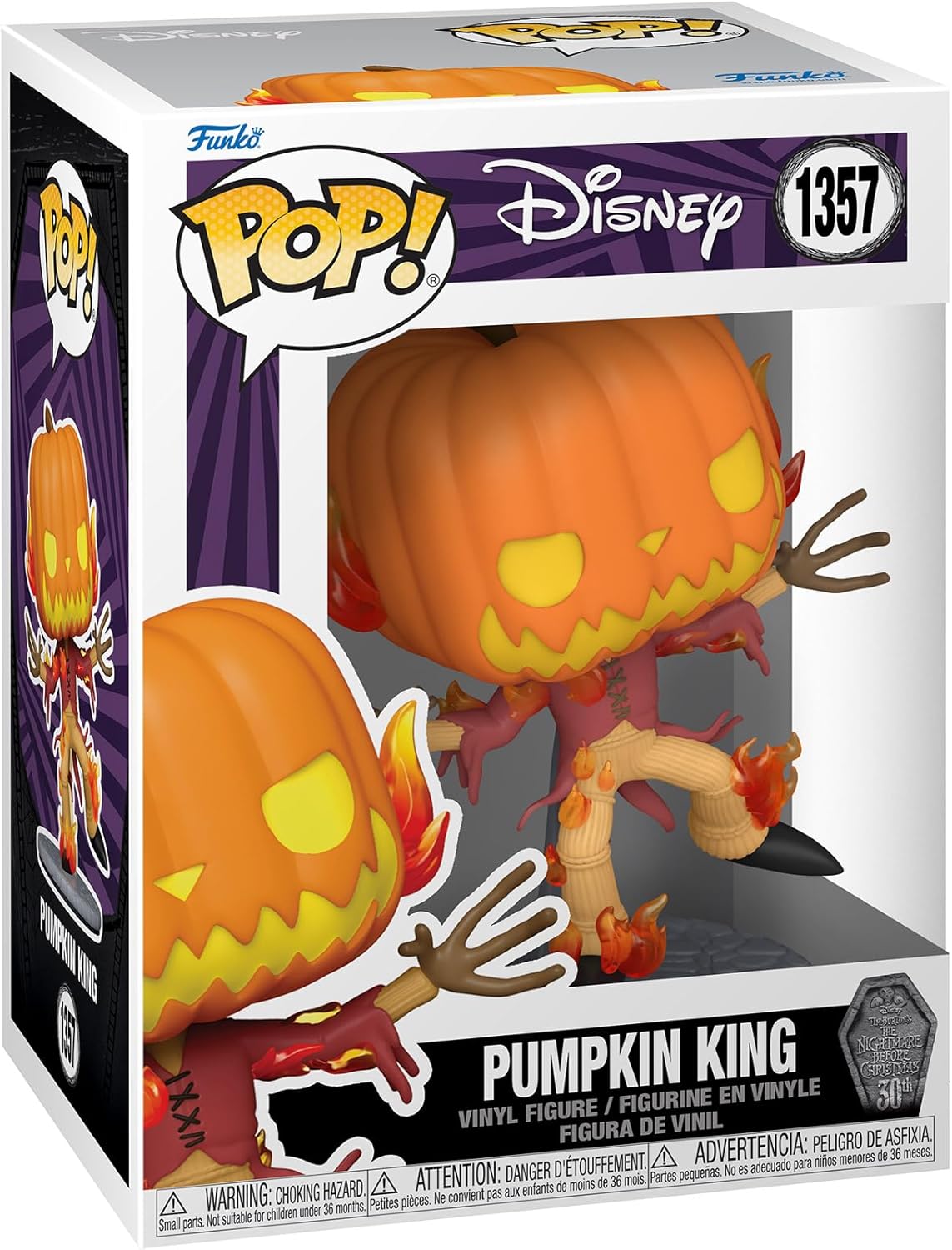 Funko Pop Nightmare Before Christmas - Pumpkin King (Jack Skellington) Figure