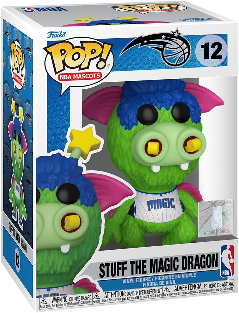 Funko Pop NBA Mascots: Orlando Magic - Stuff the Magic Dragon Figure