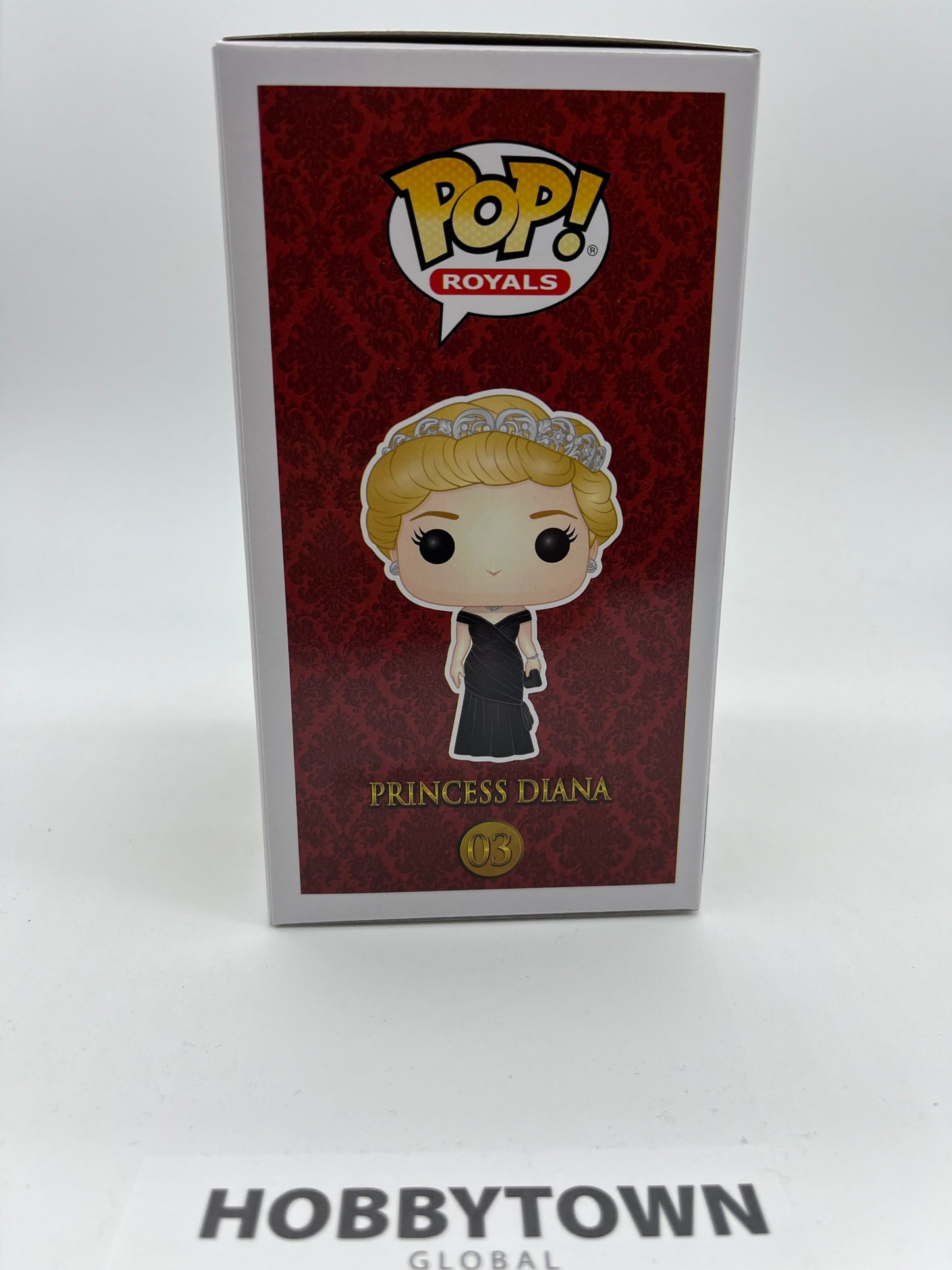 Funko Pop! Royal Family: Princess Diana of Wales in Red Dress 'Chase' #03 Special Edition Collectible Vinyl Figure