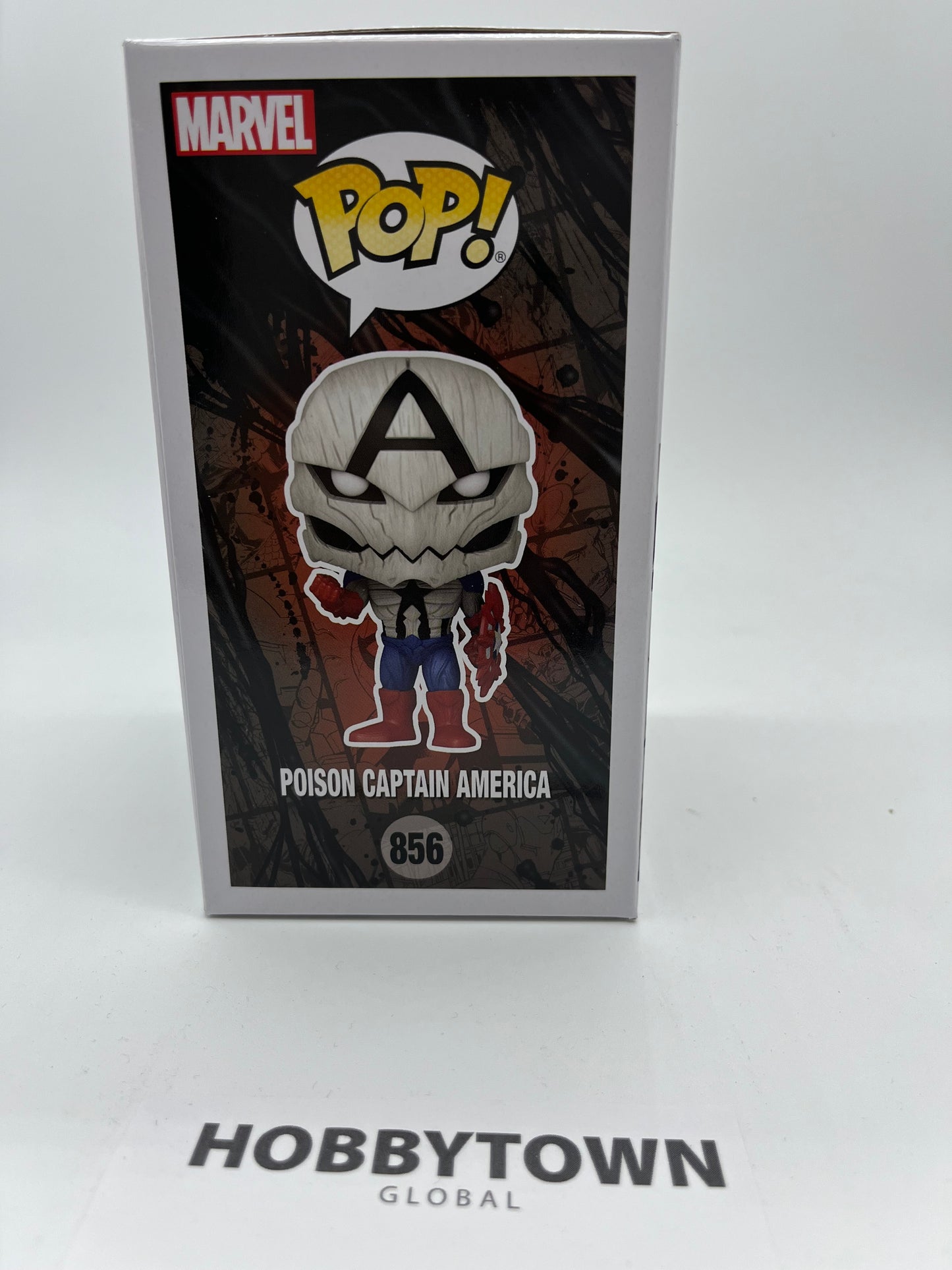Funko Pop! Marvel Venom Poison Captain America #856 Special Edition Collectible Vinyl Figure