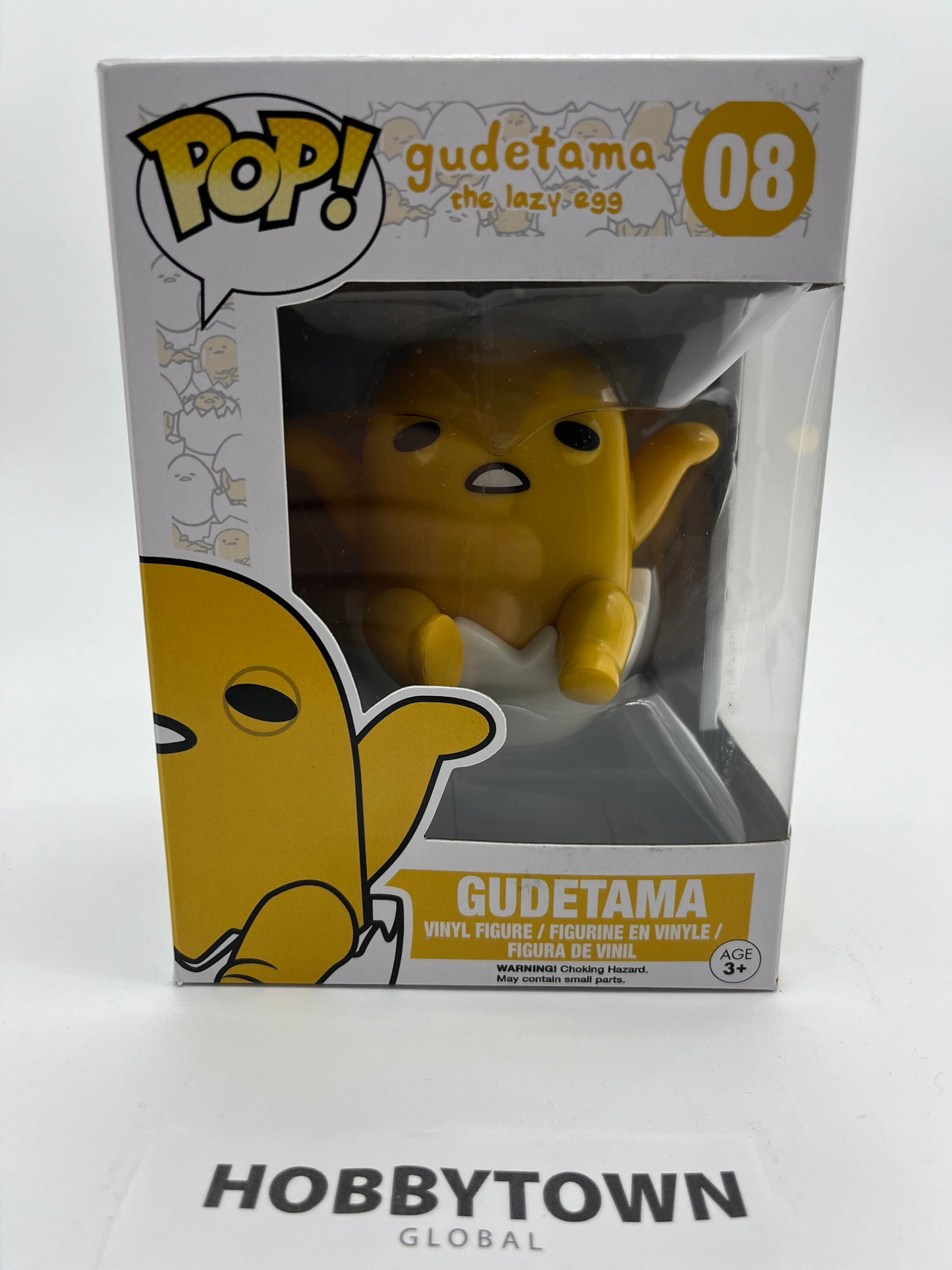 Funko POP! Sanrio: Gudetama the Lazy Egg #08 Collectible Vinyl Figure