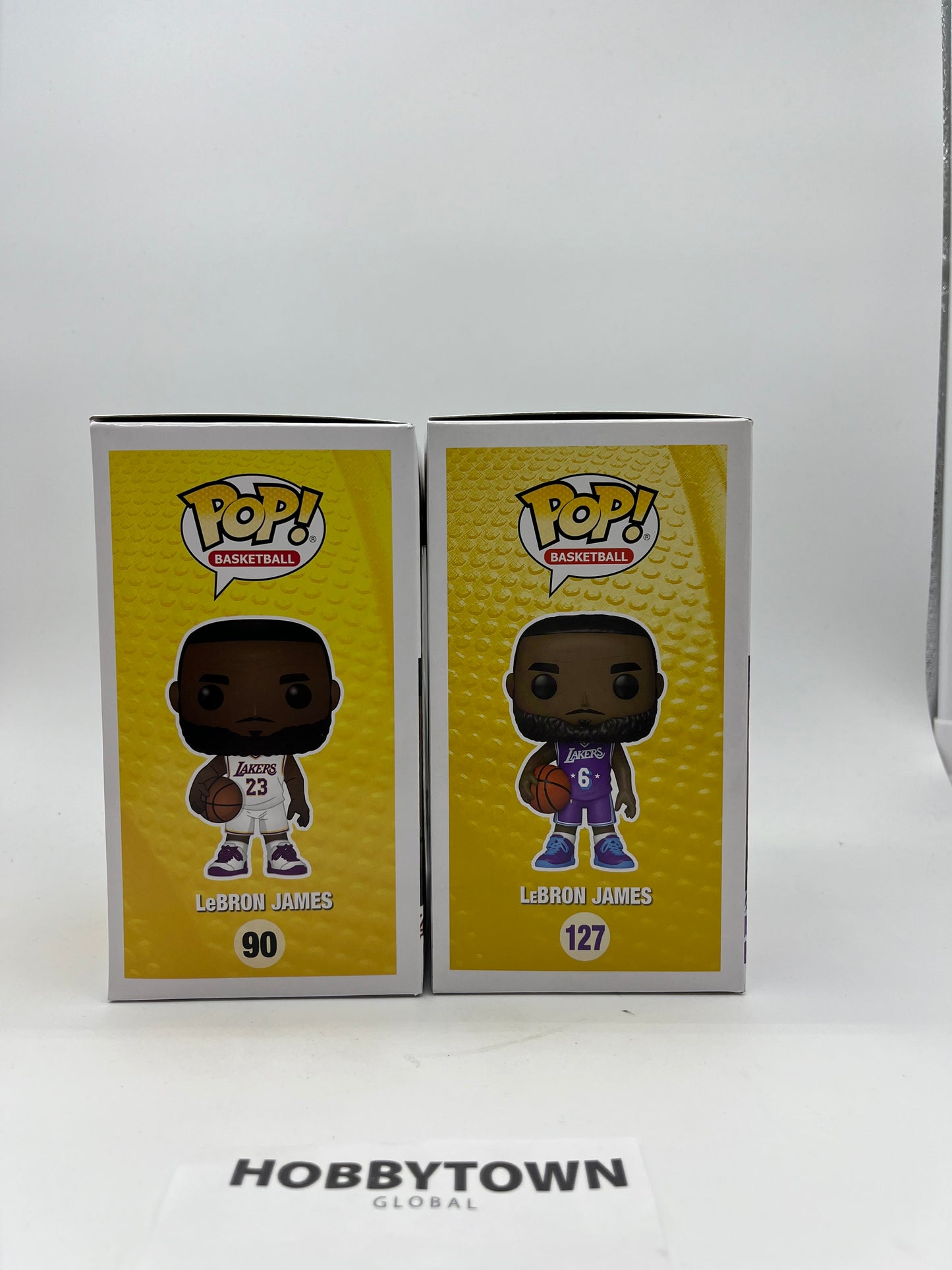 Funko Pop! Lebron James - Set of 2 - LA Lakers White and Purple Jersey