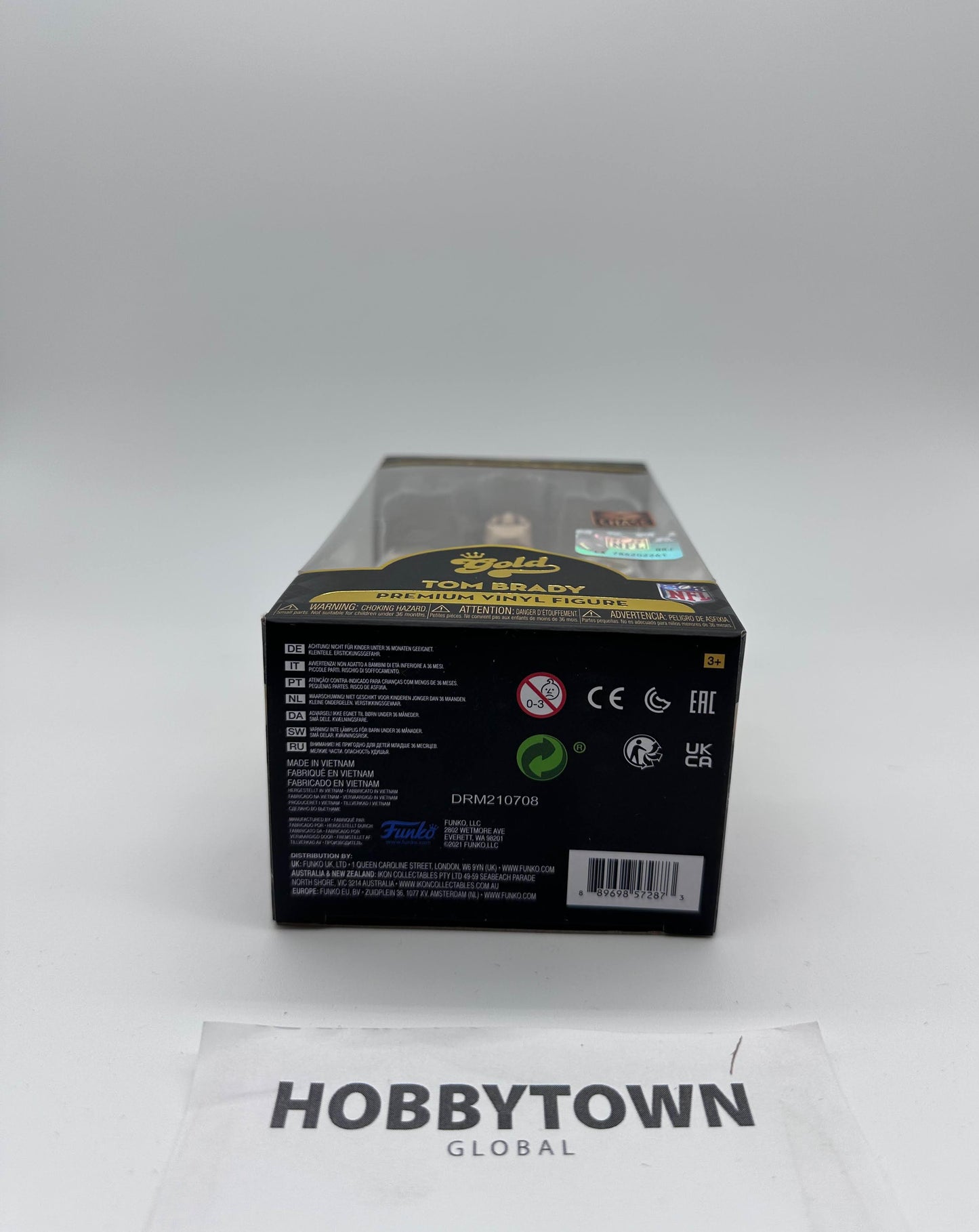 Funko Gold Vinyl: NFL - Tom Brady in New England Patriots Jersey 'CHASE' Limited Edition 5 Inch Premium Collectible Vinyl Figure