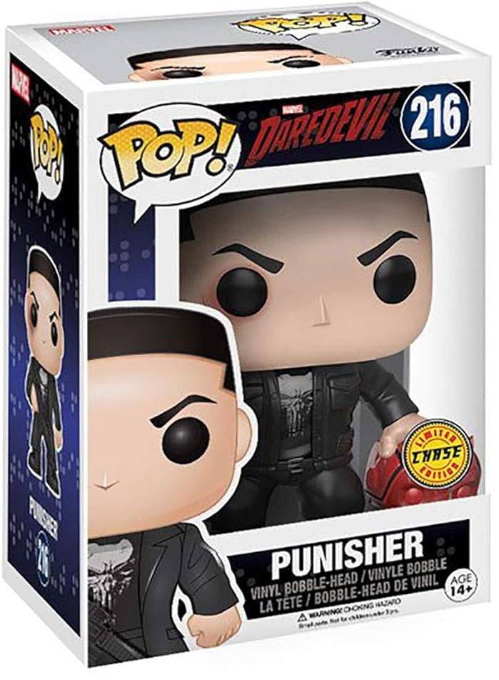 Funko Pop CHASE Daredevil Netflix - Punisher w/ Daredevil Mask Figure