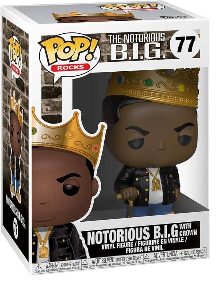 Funko Pop Icons - Notorious B.I.G. (Crown) Figure