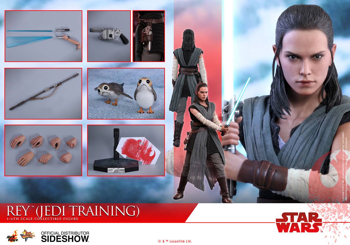 Hot Toys Star Wars: Rey (Training) 1/6 Scale Action Figure