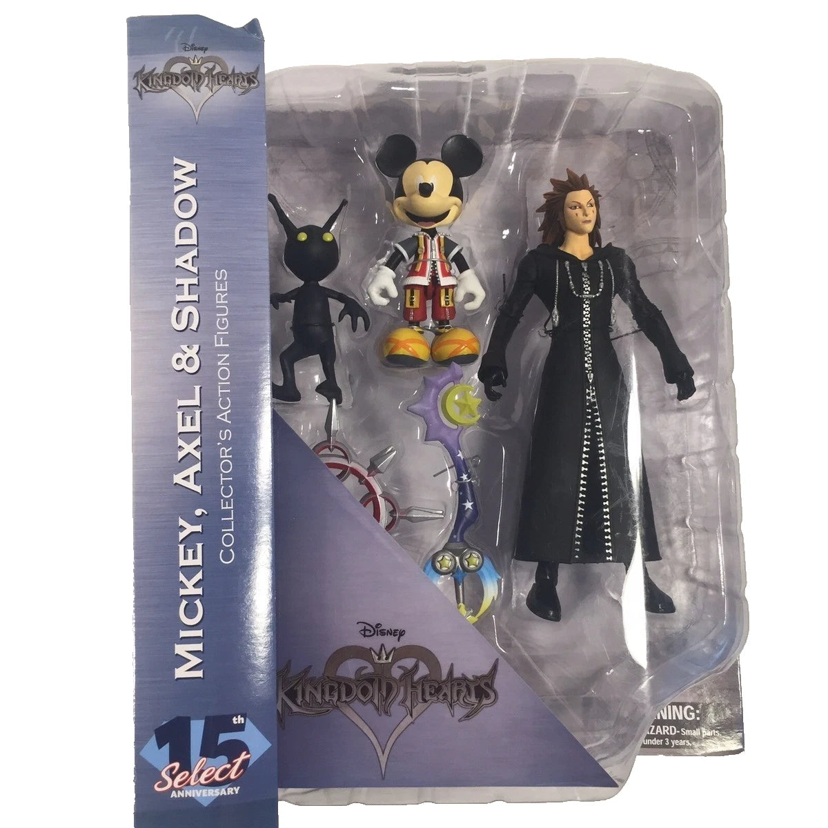 Diamond Select Kingdom Hearts: Sora, Axel, Mickey Action Figures