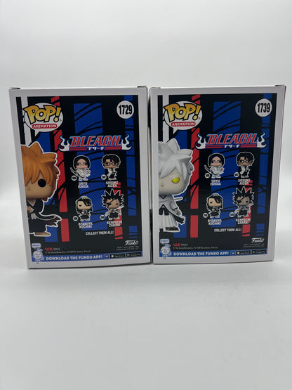 Funko Pop! Bleach Hollow Ichigo White #1739 + Ichigo Kurosaki (Dangai) #1729 (AAA Anime Exclusive) Collectible Vinyl Figure