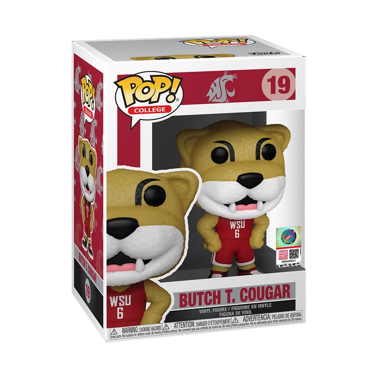 Funko College Basketball Mascot: Washington State University - Butch T. Cougar Figure