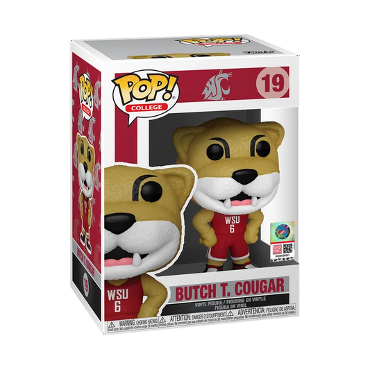 Funko College Basketball Mascot: Washington State University - Butch T. Cougar Figure