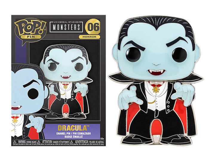 Funko Pop! Pins: Universal Monsters - Dracula #06 4" Collectible Pin