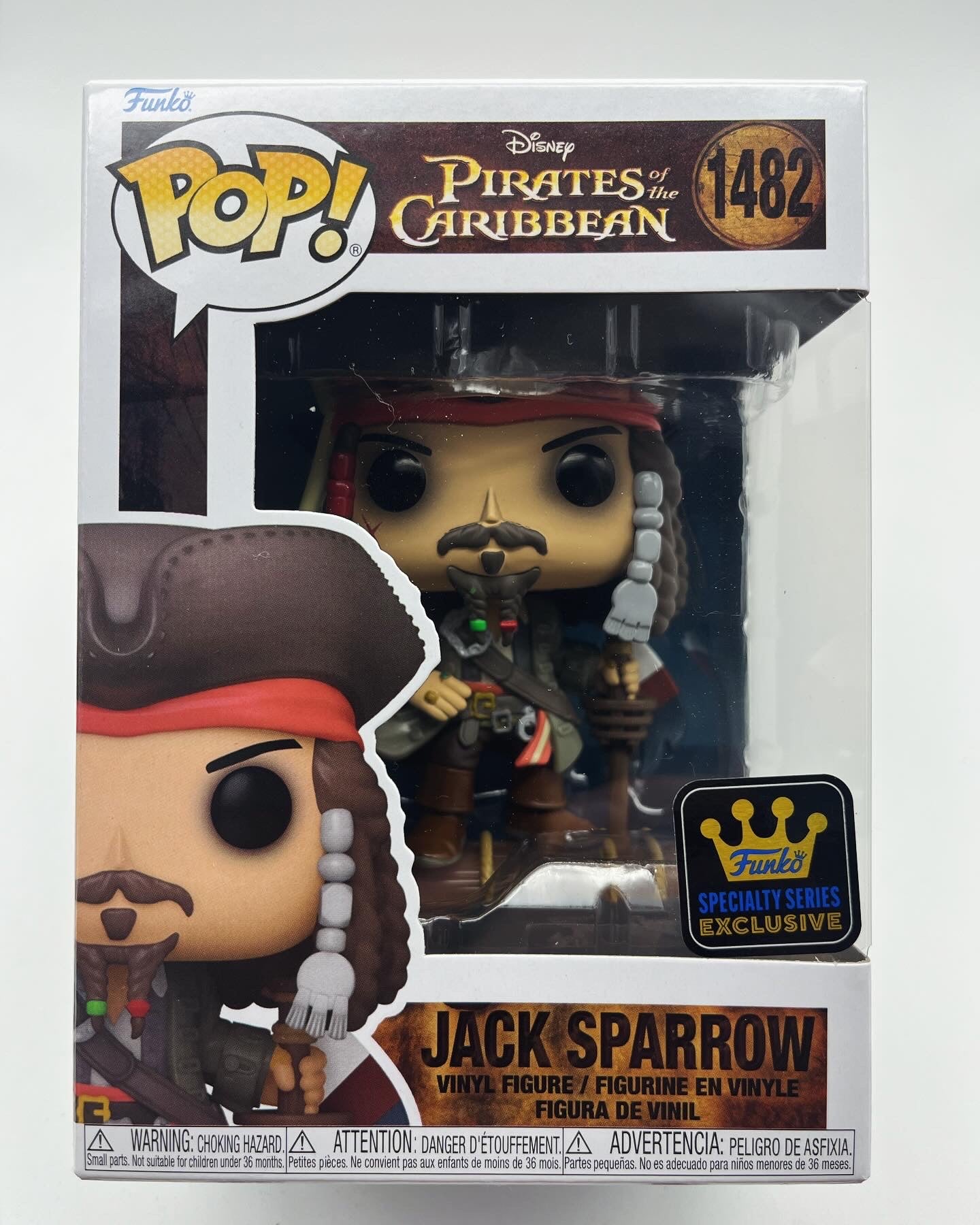 Funko Pop! Pirates of the Caribbean - Jack Sparrow #1482 Collectible Vinyl Figure