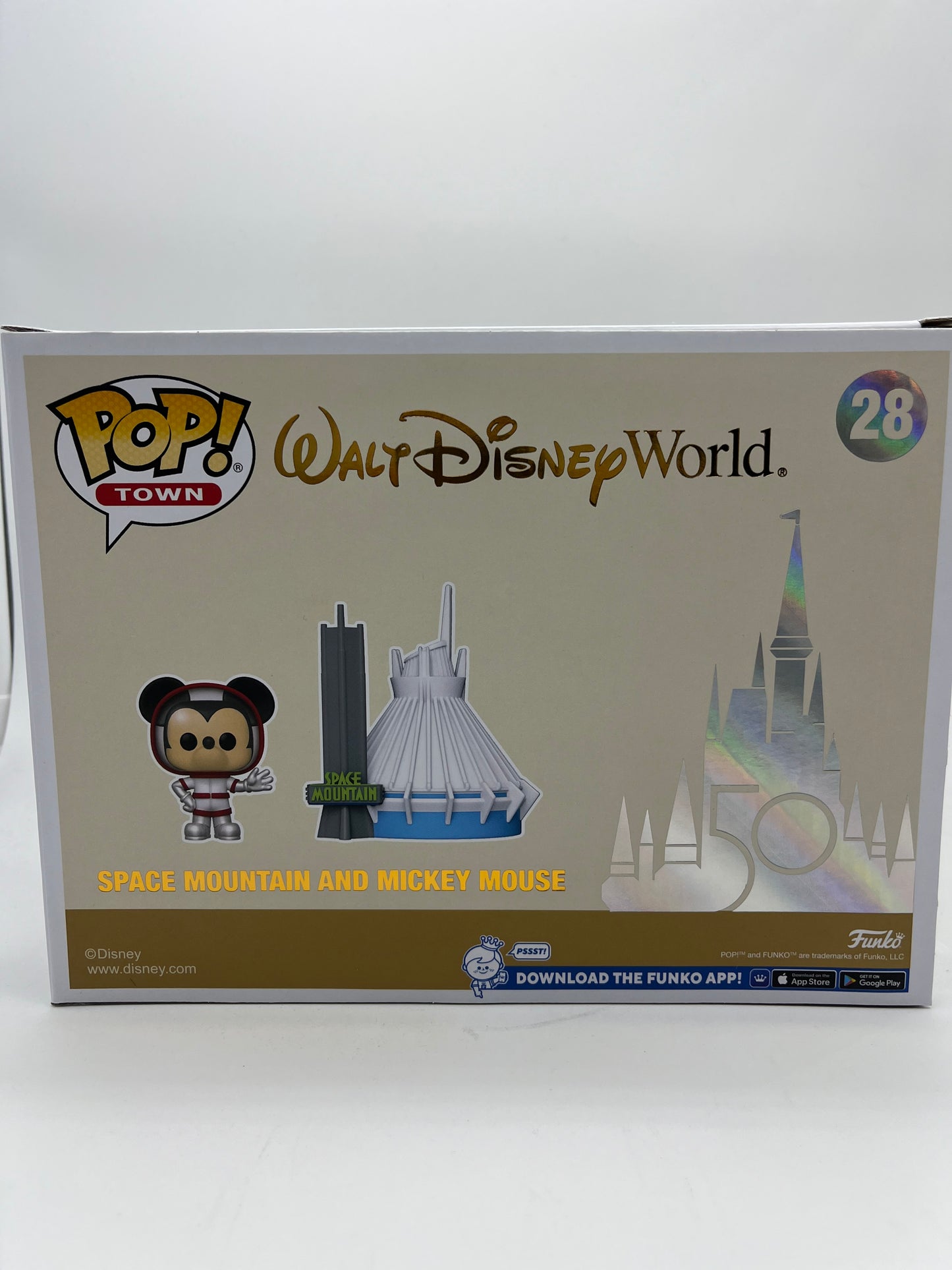 Funko POP! Walt Disney World 50th Anniversary - Space Mountain and Mickey #28 Town Collectible Figure