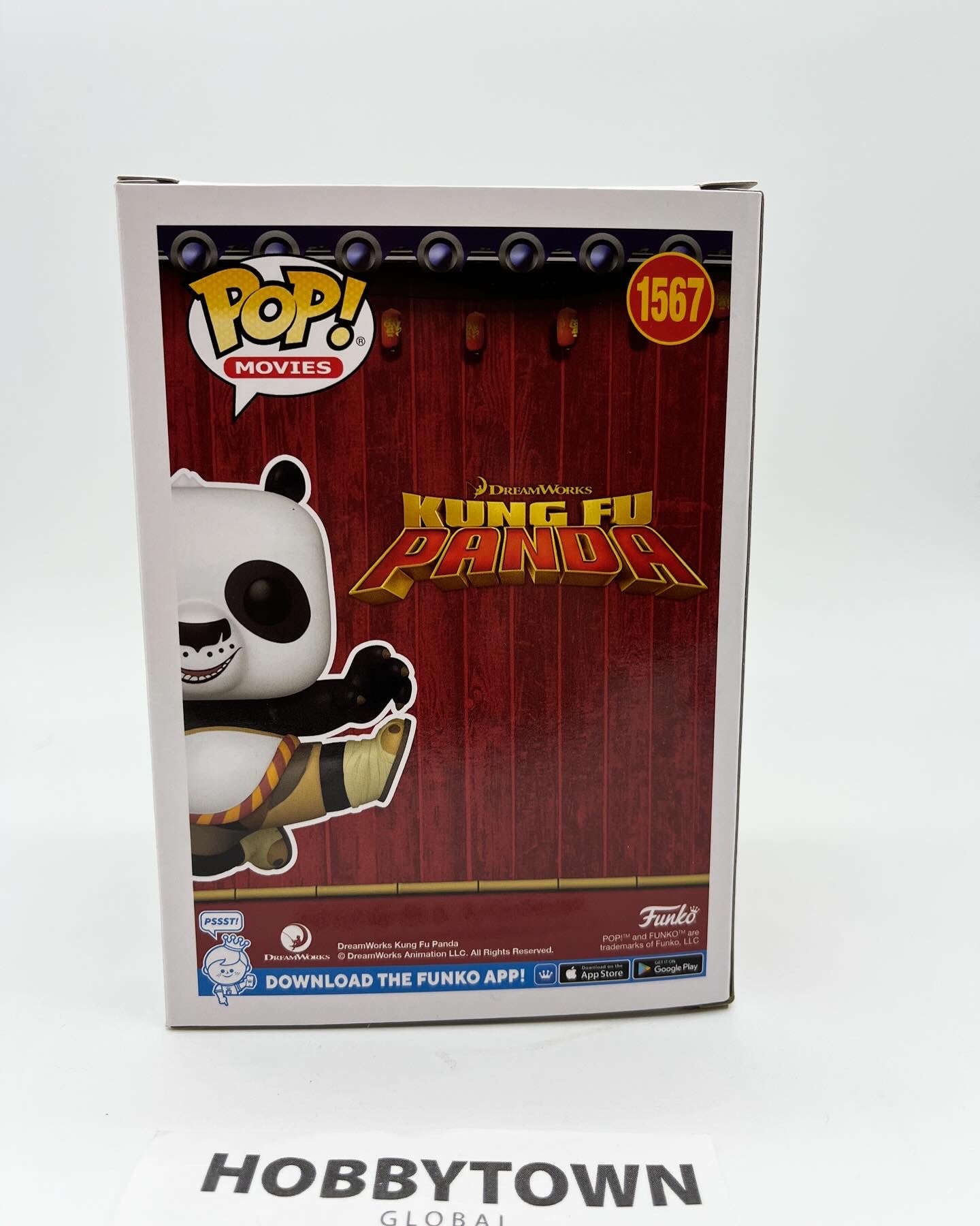 Funko Pop! Lot of 2 - Kung Fu Panda - Po 'Chase' and Common #1567 Collectible Vinyl Figure