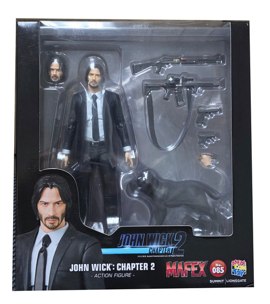 Medicom John Wick Chapter 2: John Wick w/ Dog MAFex Action Figure