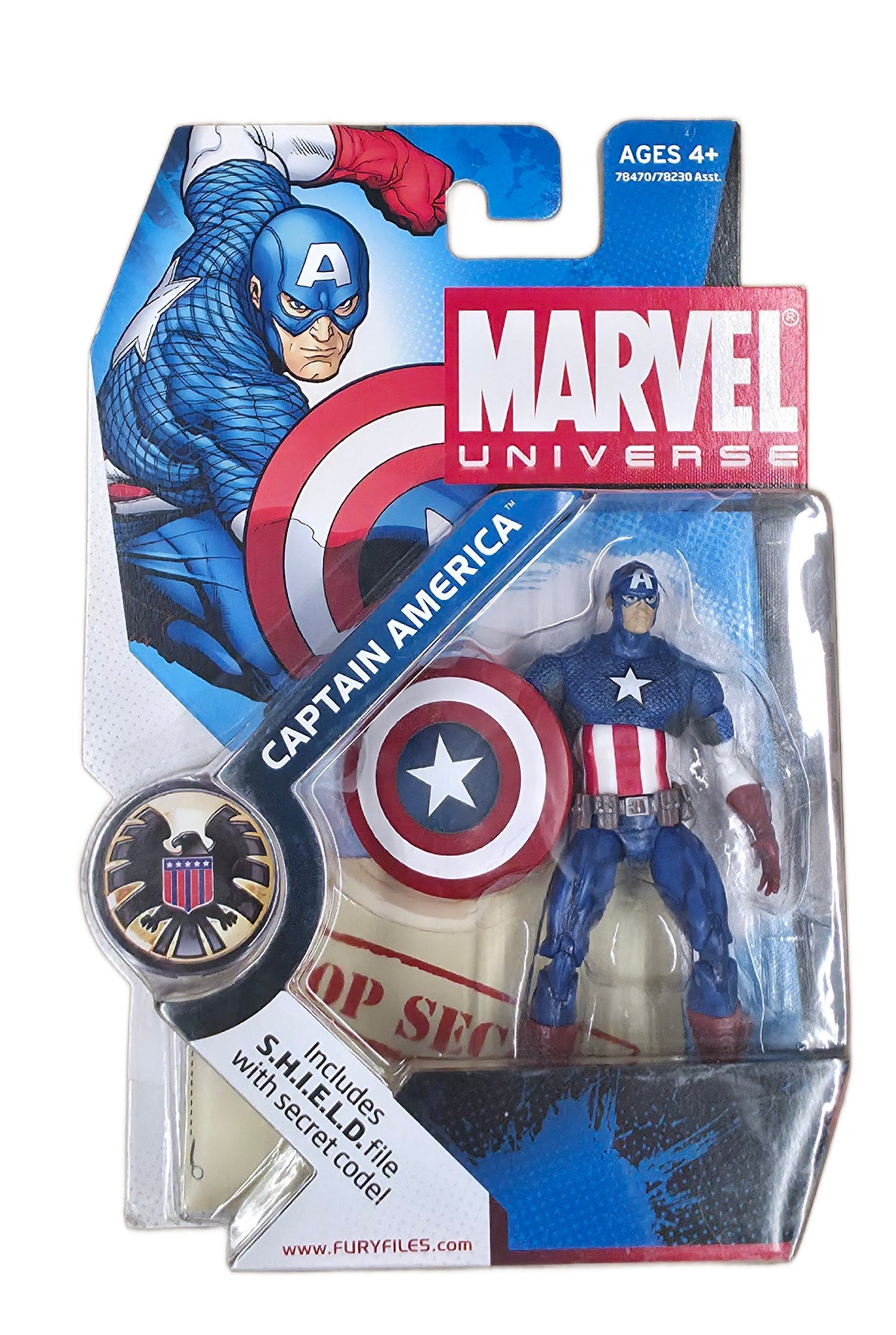 Hasbro Captain America: Captain America Mini Marvel Universe Action Figure 4inch
