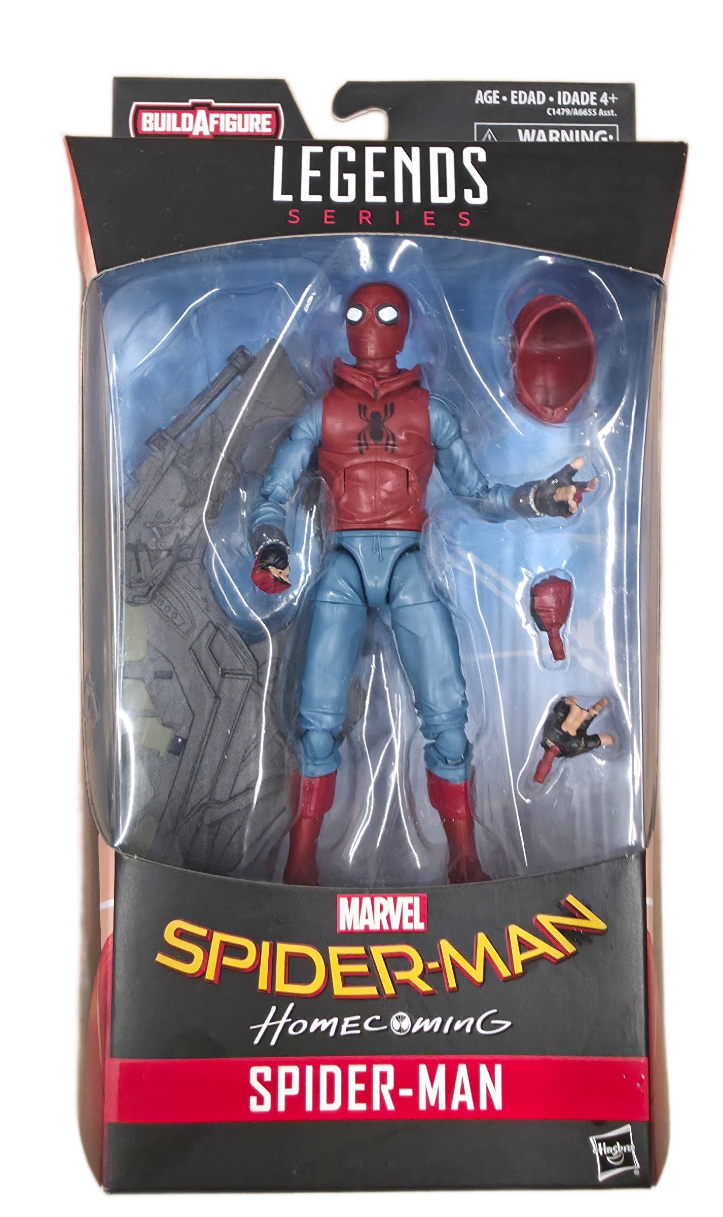 Hasbro Spider-Man Homecoming: Spiderman (Homemade Suit) Marvel Legends Action Figure