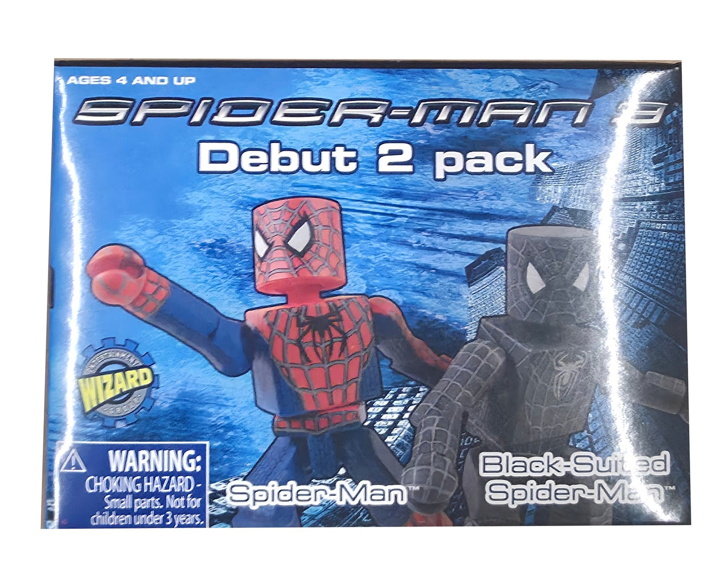 Diamond Select Spiderman 3: Spiderman & Black Suit Minimates Figures Wizard World Exclusive