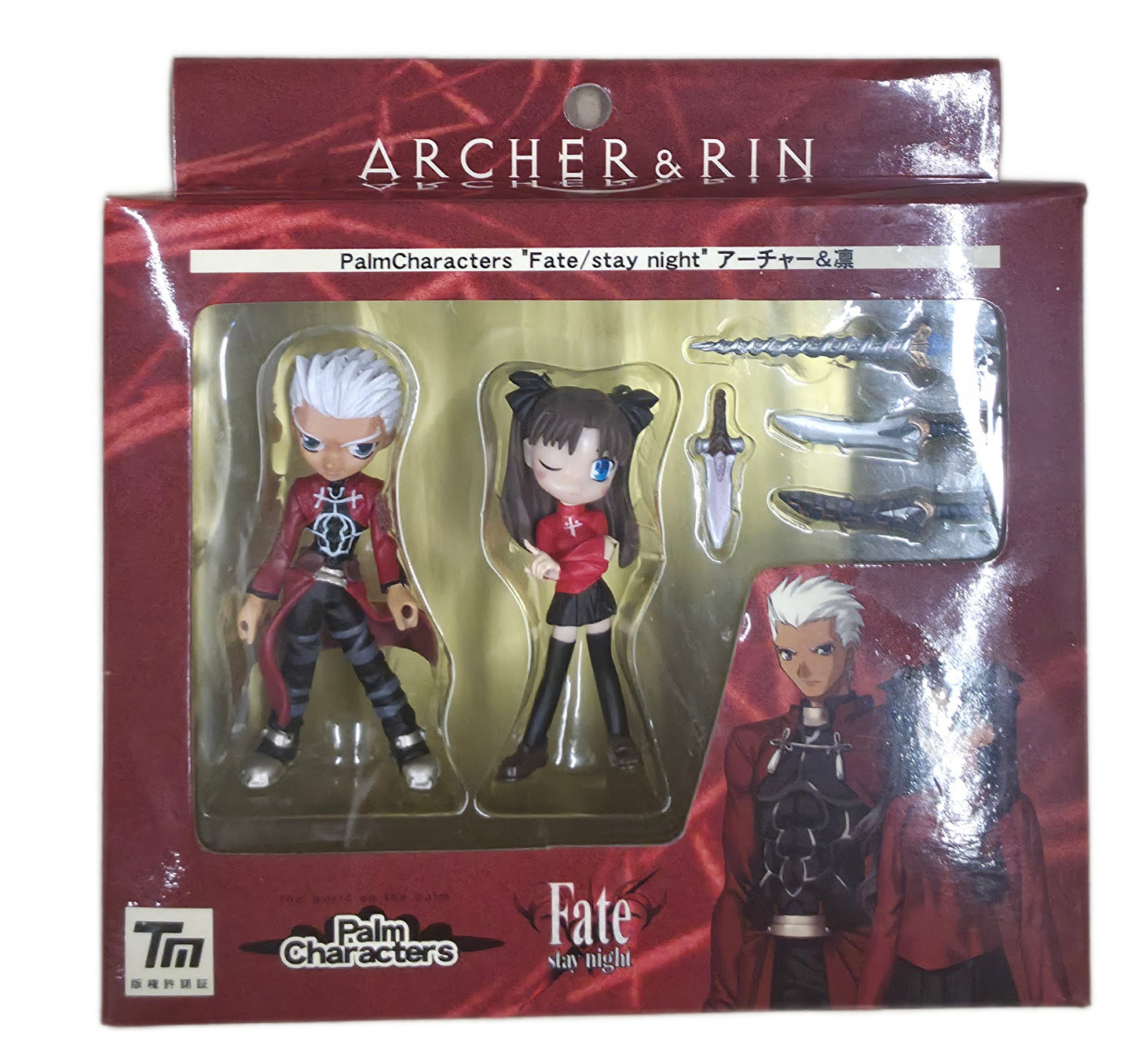Fate/Stay Night: Archer & Rin Palm Scenary Mini Figures