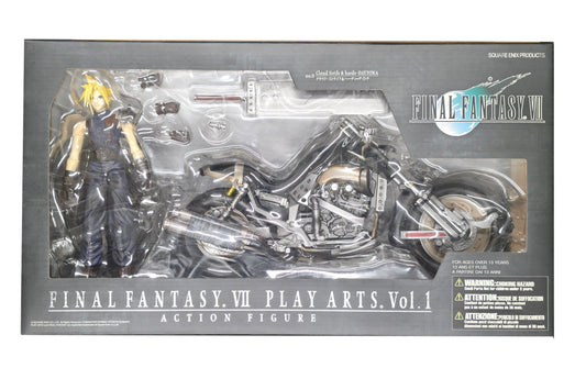 Square Enix Final Fantasy VII: Cloud Strife & Hardy Daytona Play Arts Action Figure