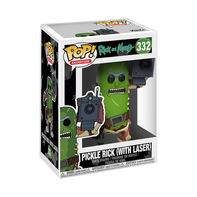 Funko Pop! Rick & Morty - Pickle Rick with Laser #332 Collectible Vinyl Figure