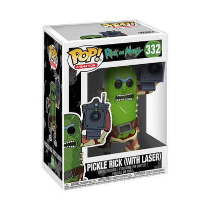 Funko Pop! Rick & Morty - Pickle Rick with Laser #332 Collectible Vinyl Figure