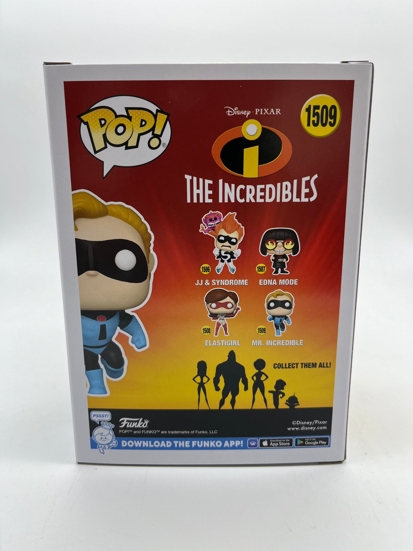 Funko Pop! The Incredibles -Mr. Incredible #1509 Disney Pixar Collectible Vinyl Figure