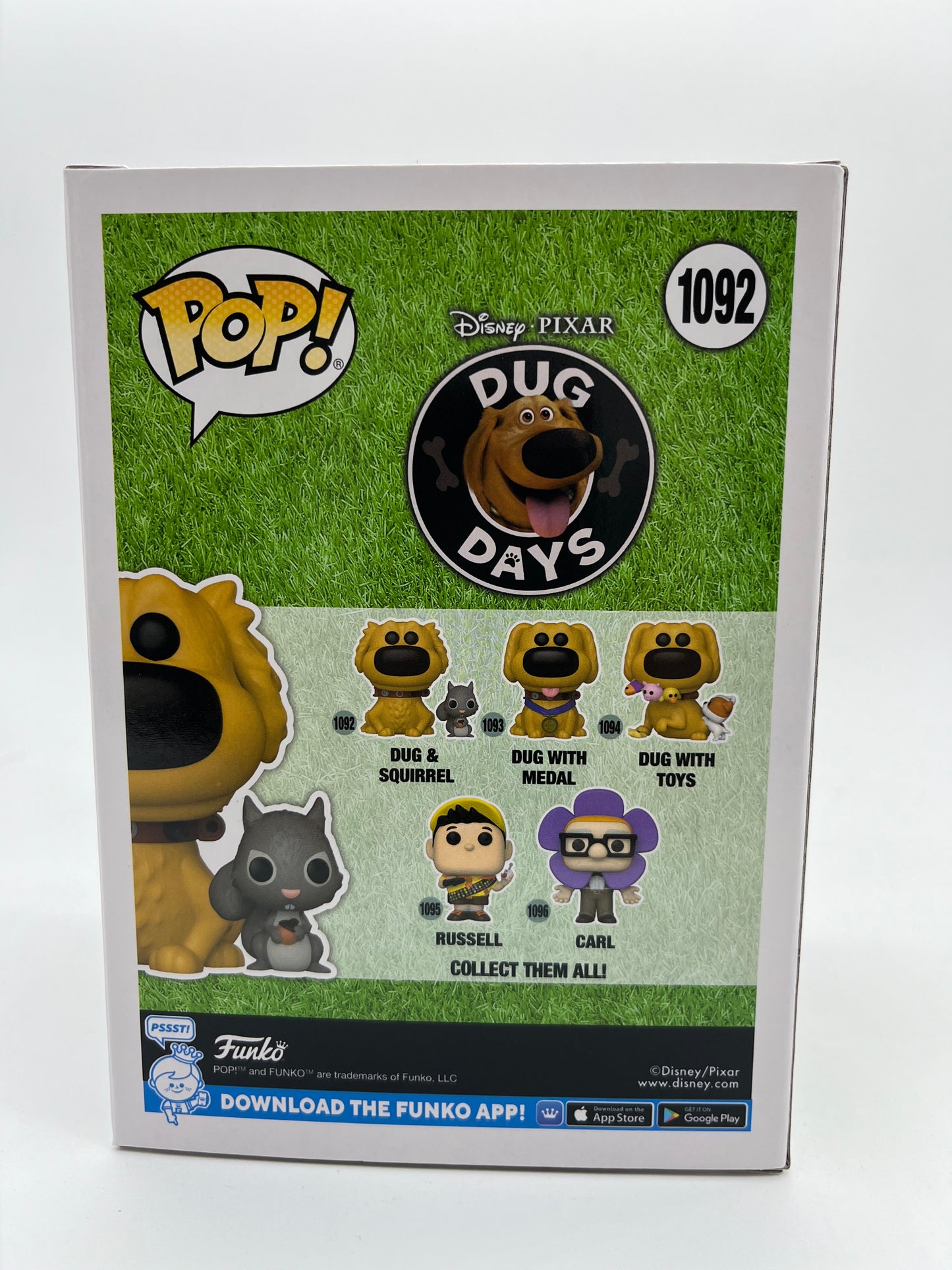 Funko  POP! Dug Days - Dug and Squirrel #1092 Disney Pixar Up Collectible Vinyl Figure