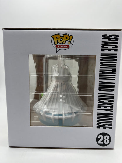 Funko POP! Walt Disney World 50th Anniversary - Space Mountain and Mickey #28 Town Collectible Figure