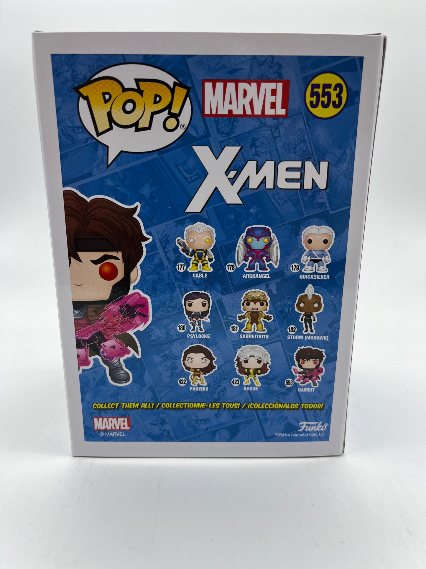 Funko Pop! Marvel X-Men: Gambit with Cards #553 Collectible Vinyl Figure