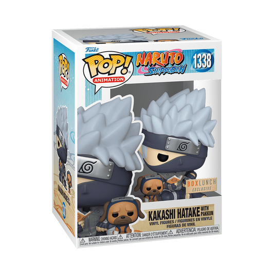 Funko Pop & Buddy Naruto Shippuden: Kakashi w/ Pakkun Figure (BoxLunch Exclusive)