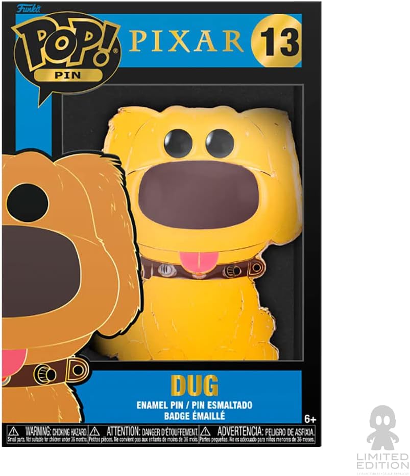 Funko Pop! Pins: Disney Pixar: UP - Dug 4 Inch Collectible Pin