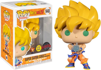 Funko Pop! Dragon Ball Z Glow-in-The-Dark Super Saiyan Goku  #948  Collectible Vinyl Figure