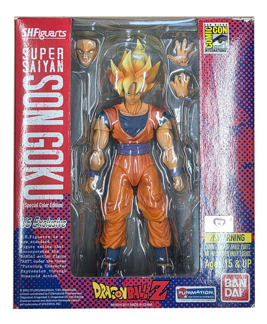 Tamashii Dragon Ball Z: Super Saiyan Goku S.H. FIguarts 2011 SDCC Special Color Exclusive