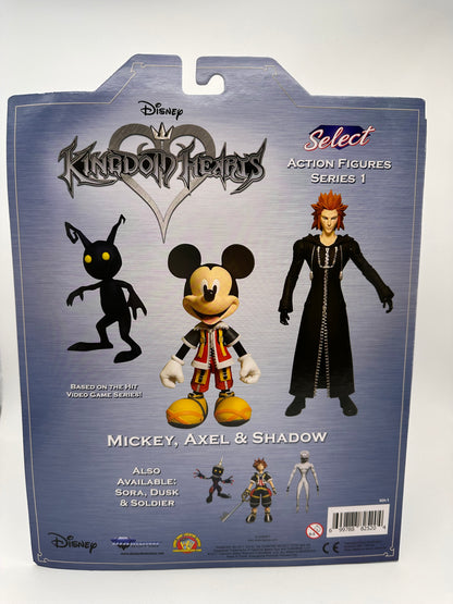 Disney Diamond Select Toys Kingdom Hearts Mickey, Axel and Shadow